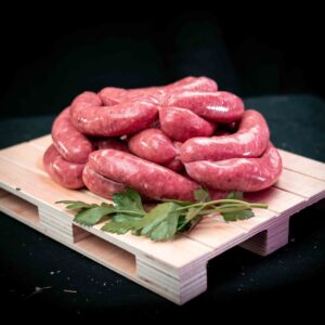 Salchichas caseras mixtas (ternera-cerdo) 10 UD, 1/2 Kg.