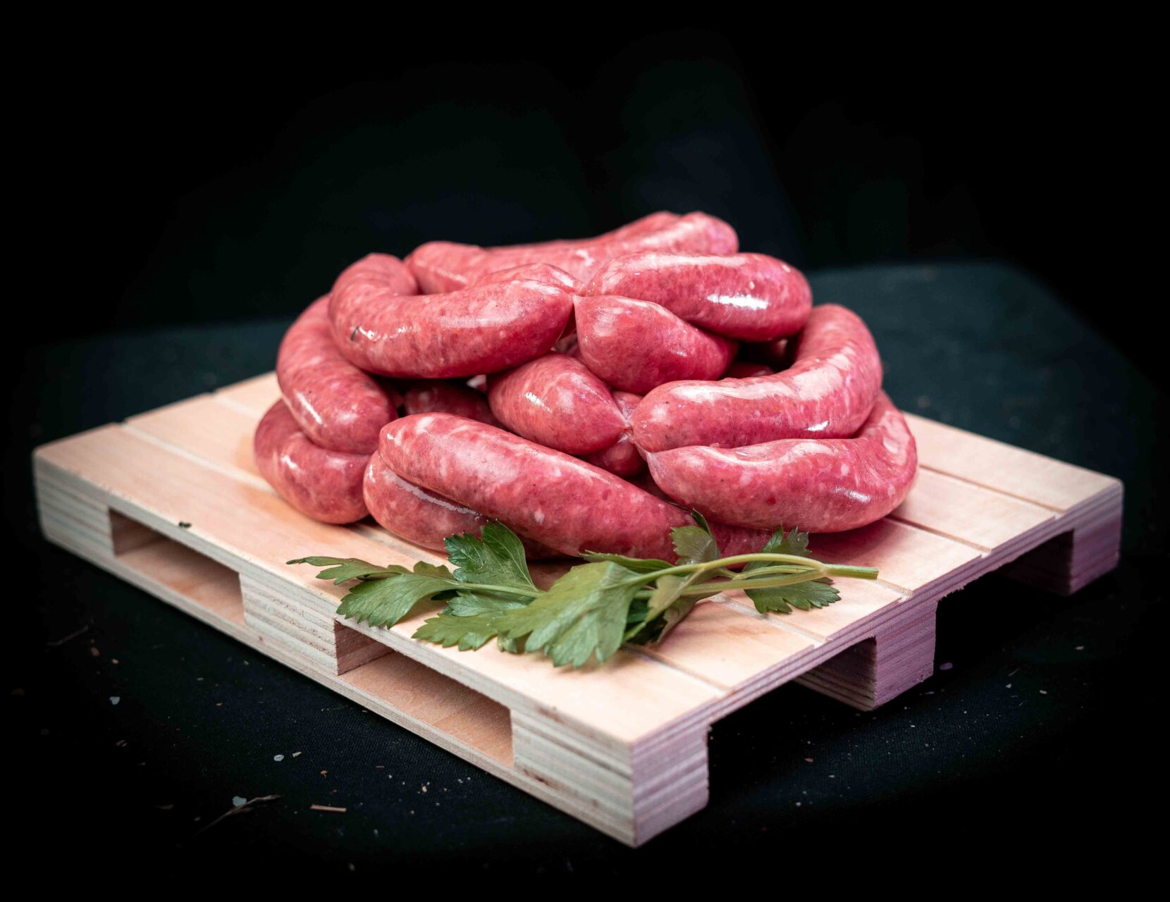 Salchichas caseras mixtas (ternera-cerdo) 10 UD, 1/2 Kg.