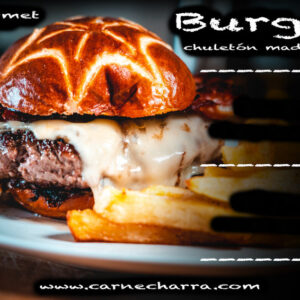 Hamburguesa burger gourmet de chuletón madurado + de 50 días