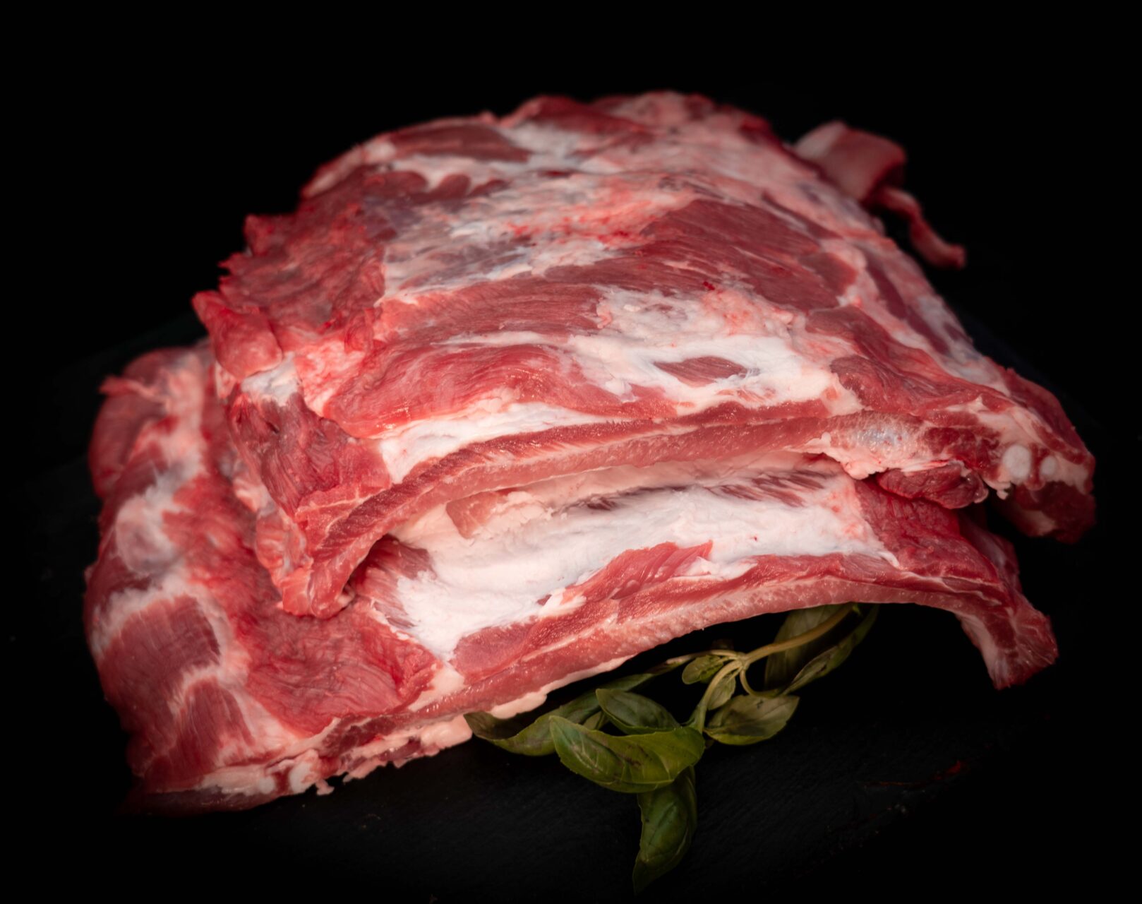 Costillas de cerdo duroc 1/2 Kg.
