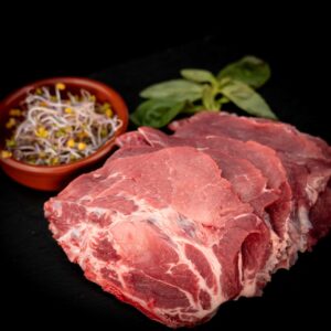 Chuletas de aguja duroc 1/2 Kg.
