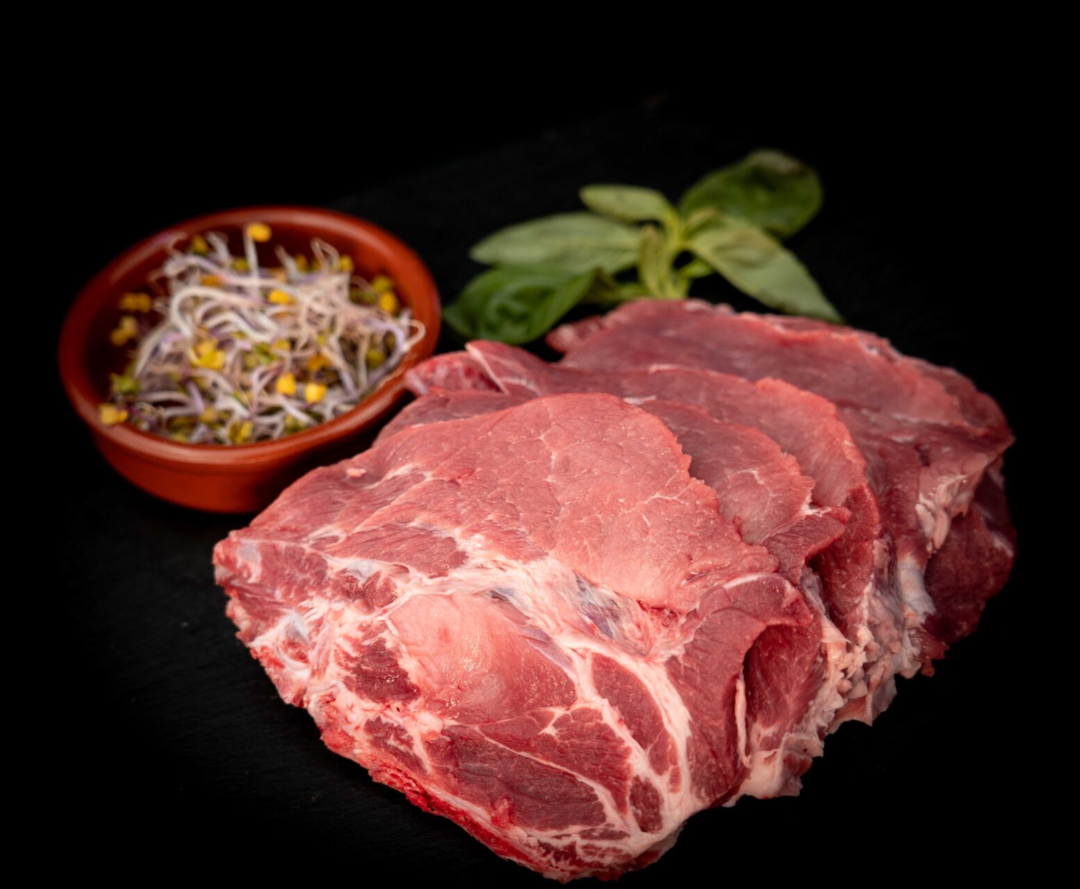 Chuletas de aguja duroc 1/2 Kg.