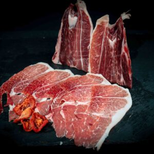 Taco de jamón Duroc 50%, 500 g.