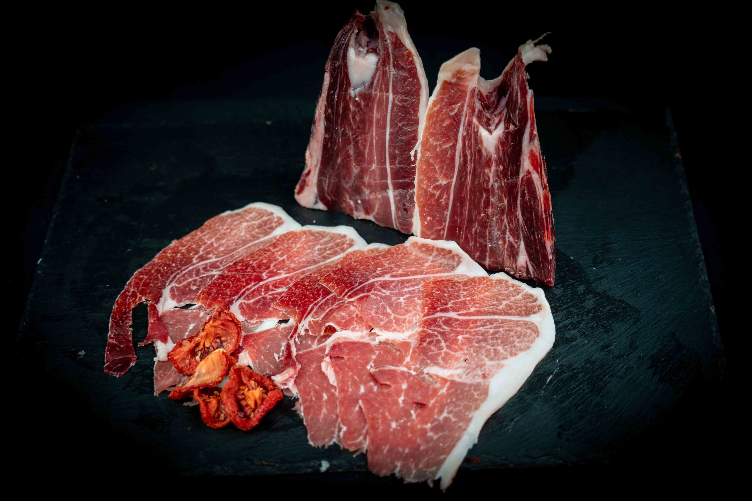 Taco de jamón Duroc 50%, 500 g.
