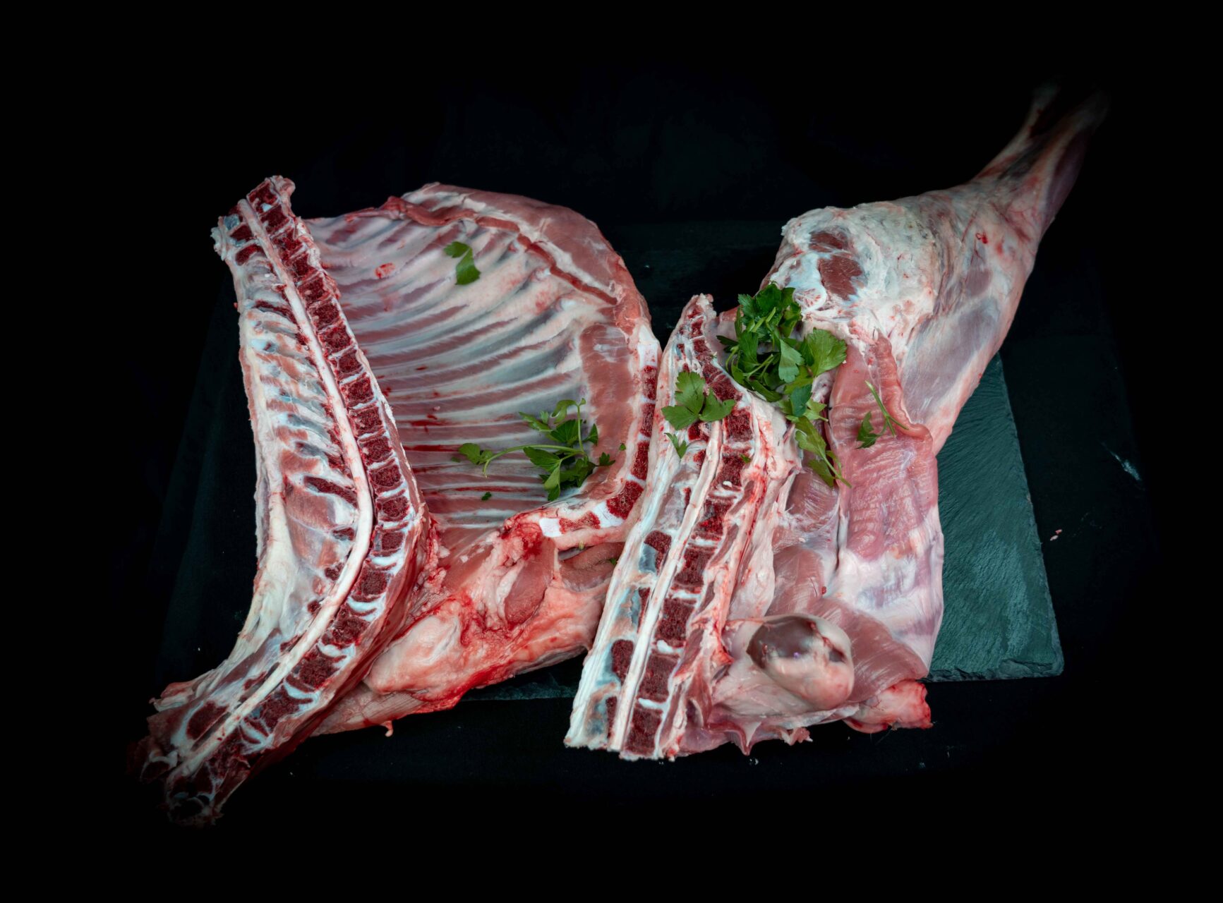 Cordero recental 1/4, 2,800 Kg.