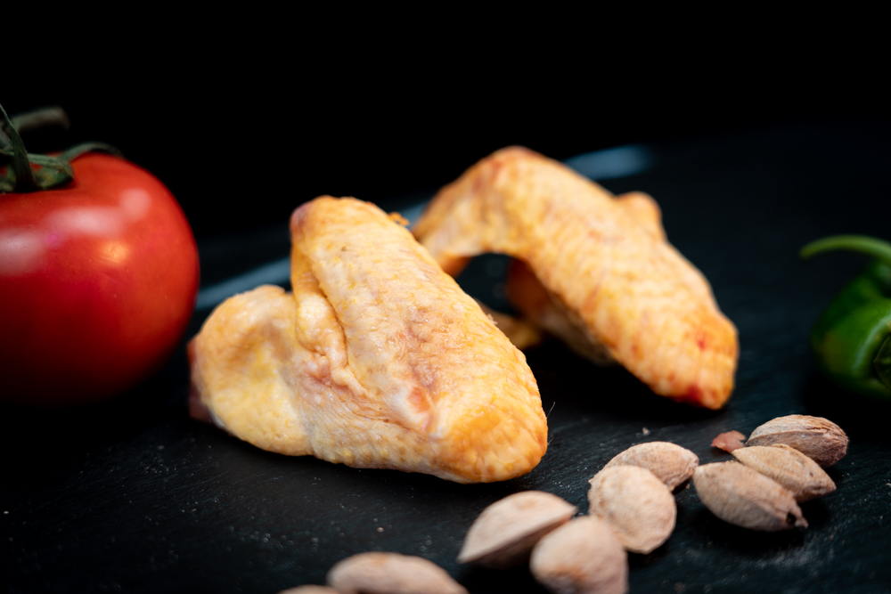 Alitas de pollo de corral 1/2 Kg.