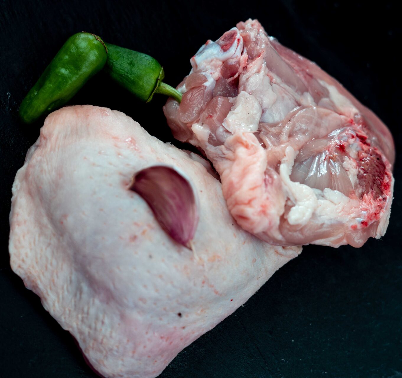 Contramuslo de pollo 1/2 Kg.