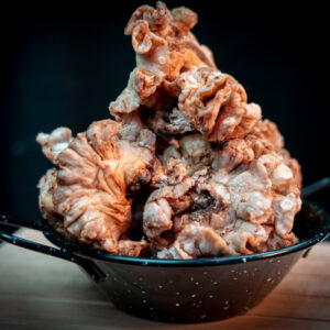 Chicharrones caseros roseta 1/2 Kg.