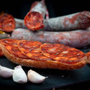 Longaniza Ibérica curada casera UD 450 g.