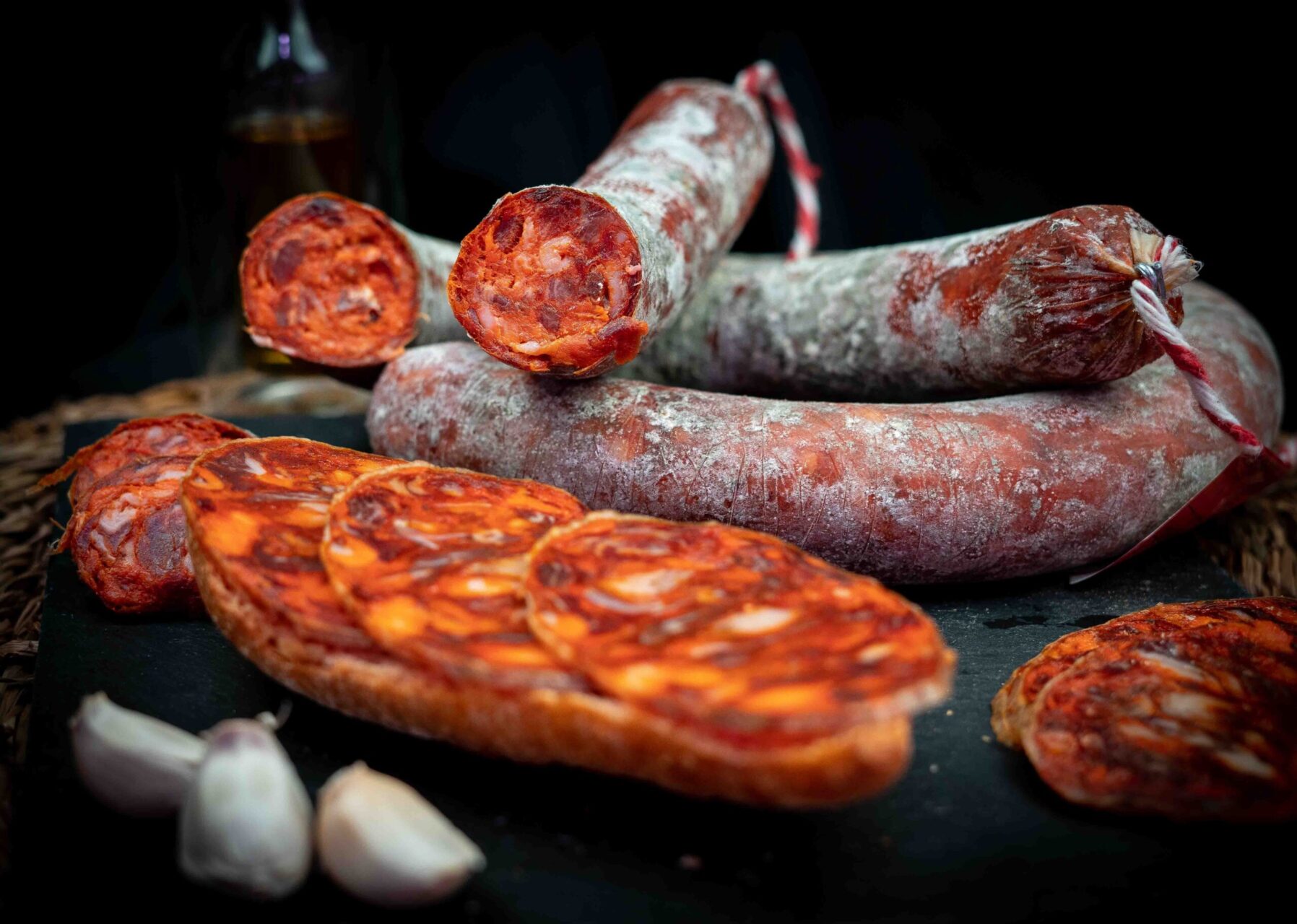 Longaniza Ibérica PICANTE casera unidad 450 g.
