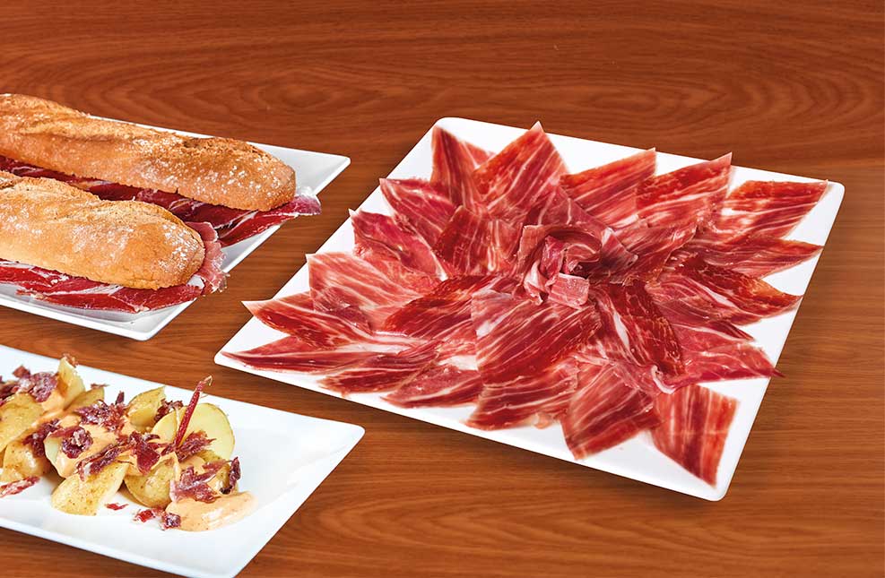 Paleta Ibérica cebo campo 50% raza ibérica, al corte, 200 g.