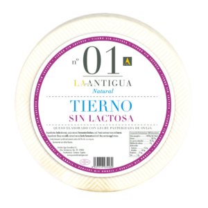 Queso oveja SIN LACTOSA La Antigua semicurado 1/2 Kg.
