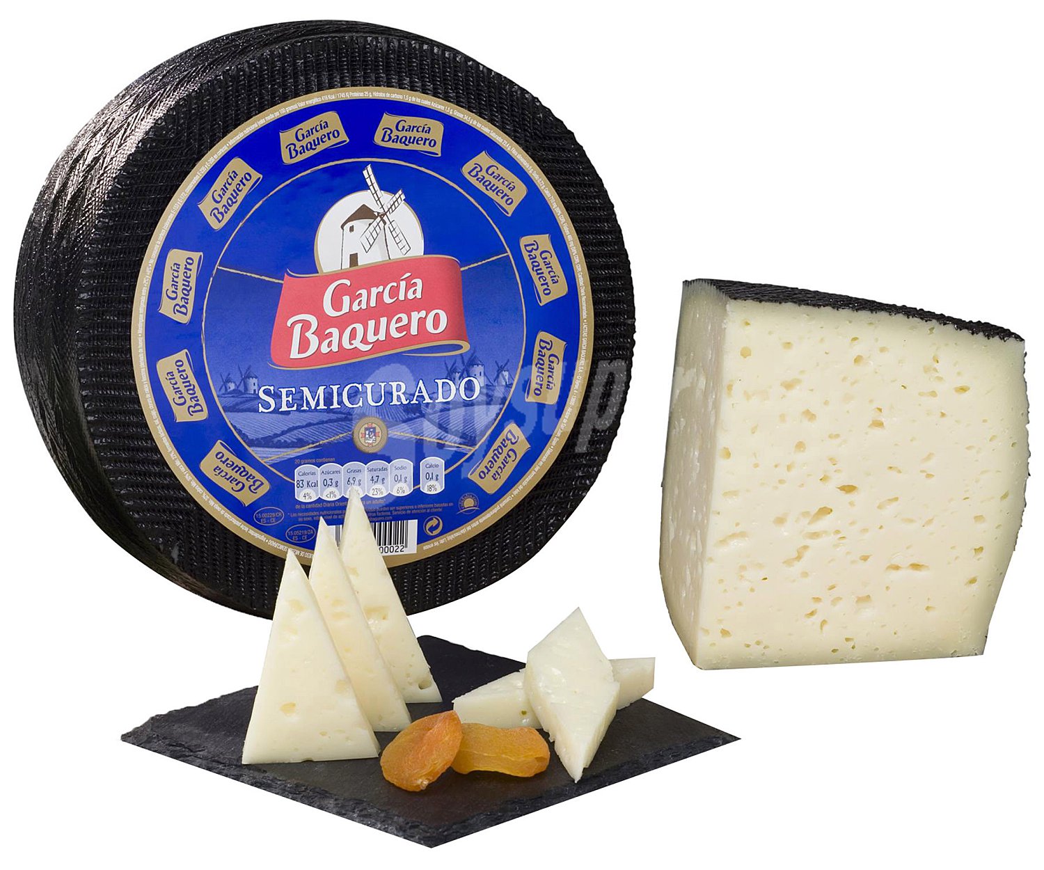 Queso mezcla García Baquero semicurado 1/2 Kg.