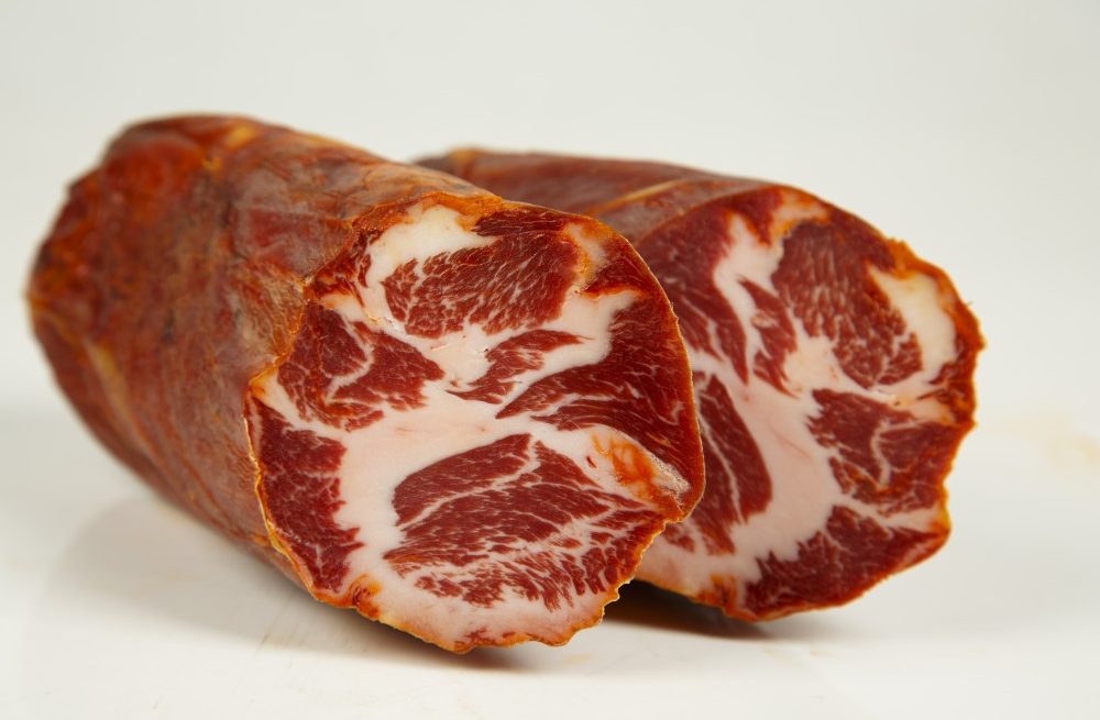 Cabecero de lomo embuchado, cruce Duroc 1 Kg.
