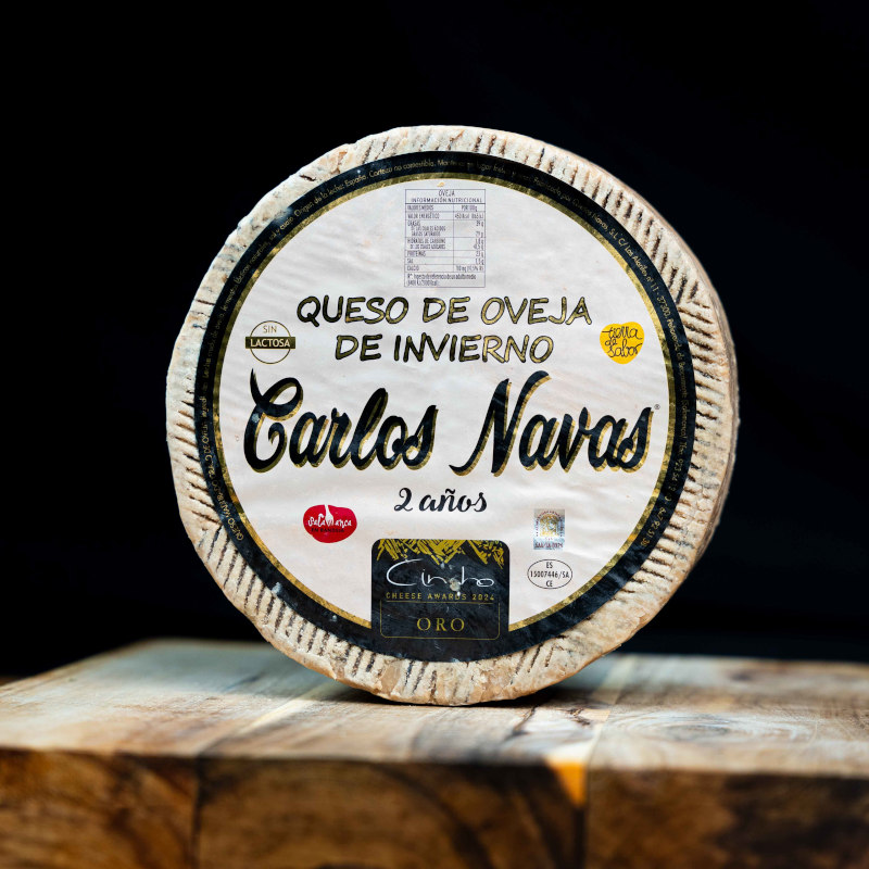 Queso oveja añejo (Invierno) 2 años Carlos Navas 1/2 Kg.