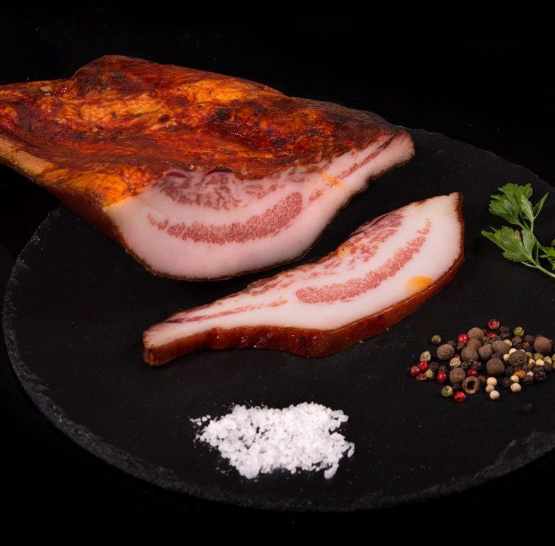 Papada adobada curada 1 Kg.