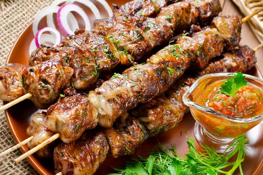 Pincho moruno de cordero al romero 1/2 Kg.