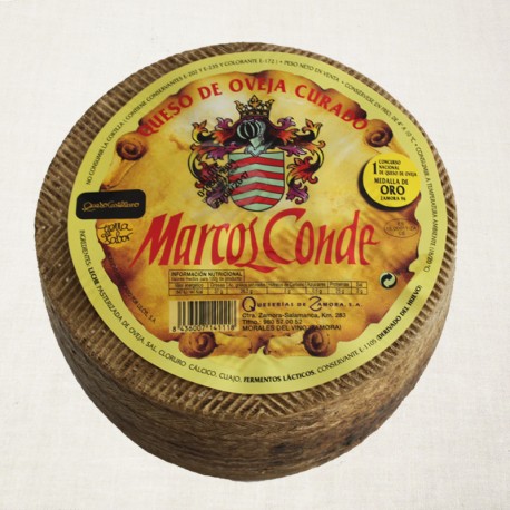 Queso oveja Marcos Conde curado 1/2 Kg.